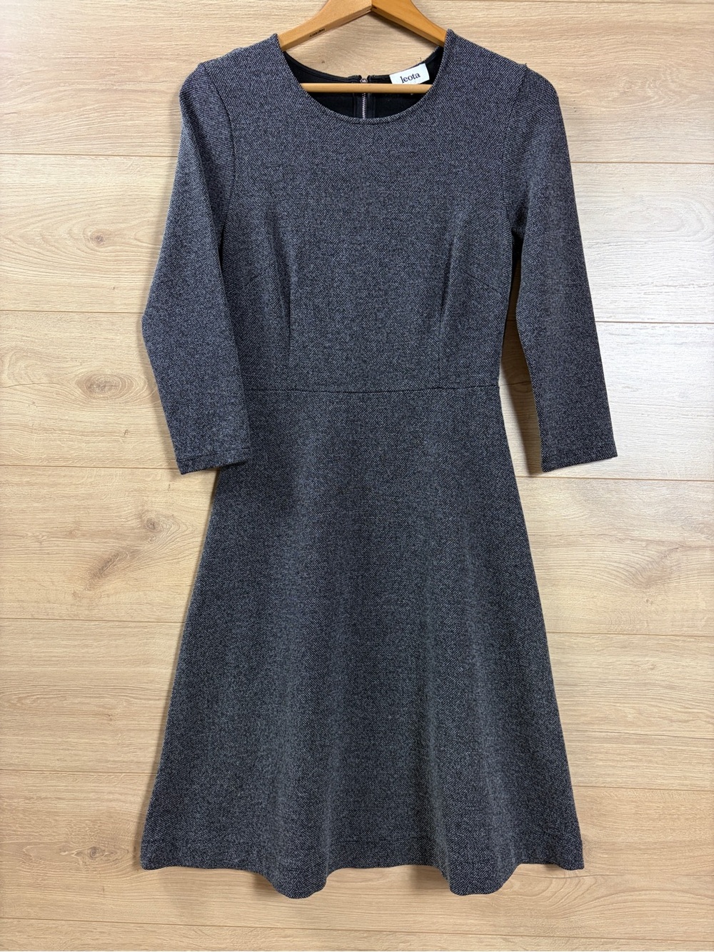 Leota 3/4 Sleeve Knit Fit & Flare Dress Size Small